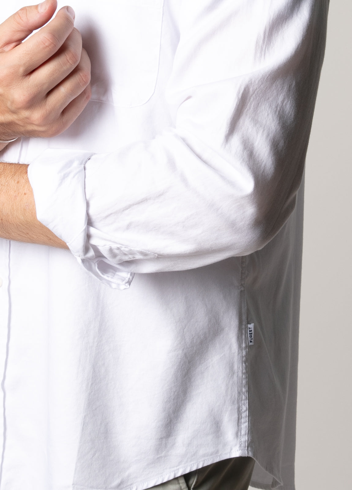 Camisa sport pin point blanca