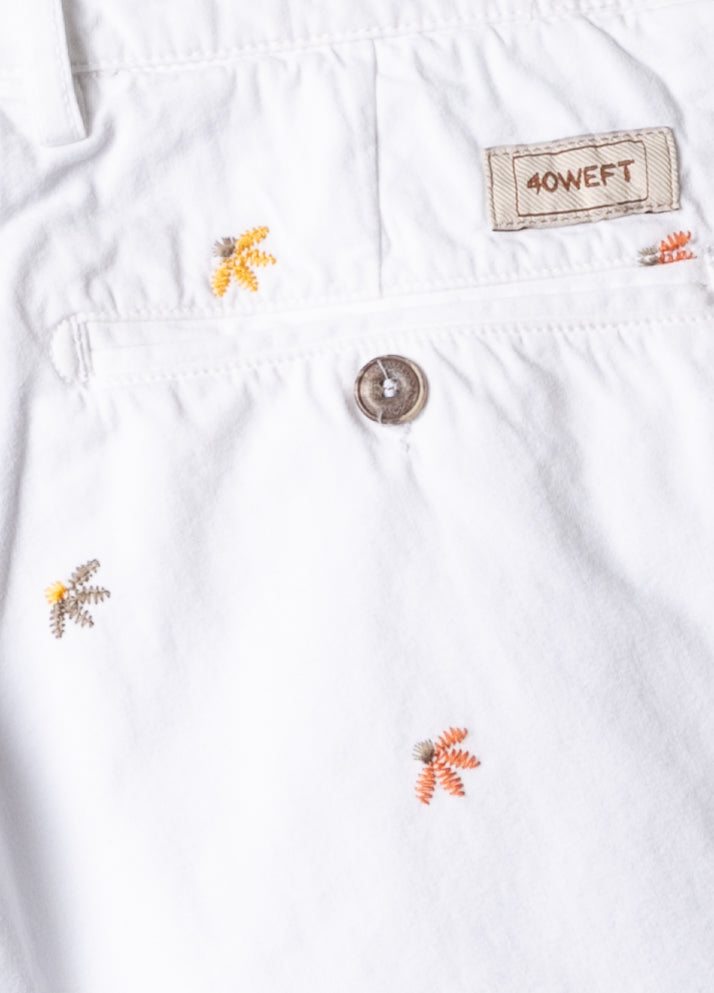 Bermuda flores blanca