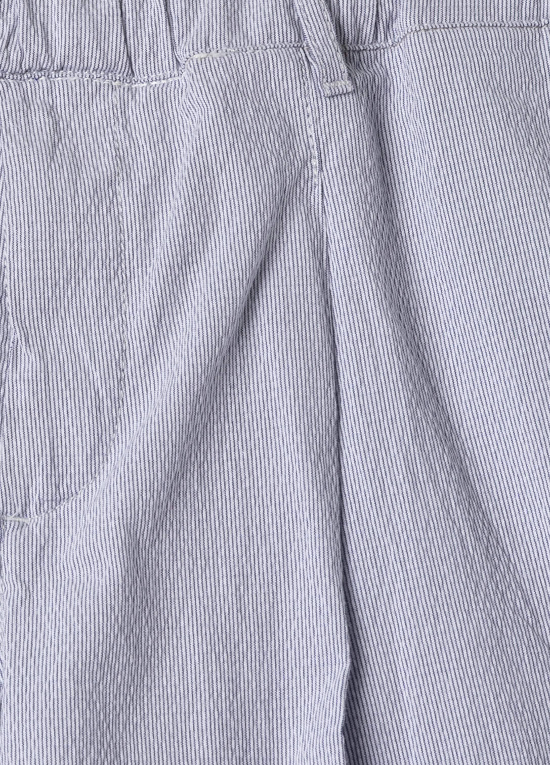 Blue seersucker Bermuda shorts