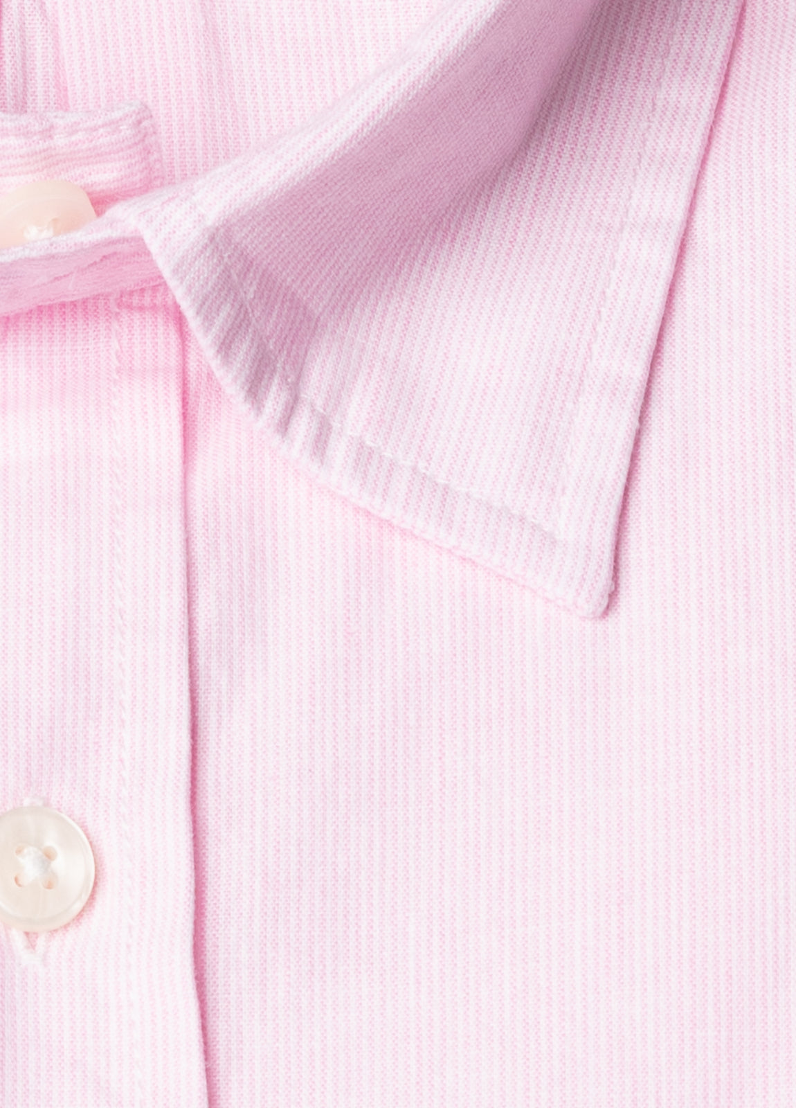Camisa algodón y lino rayas rosa