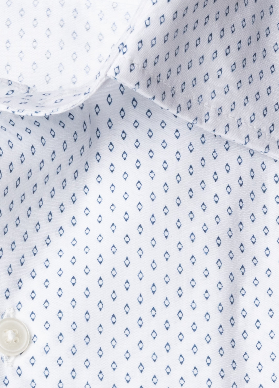 Camisa sport microdibujo blanca