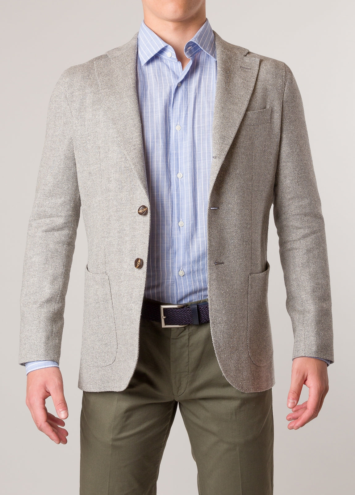 Americana espiga beige