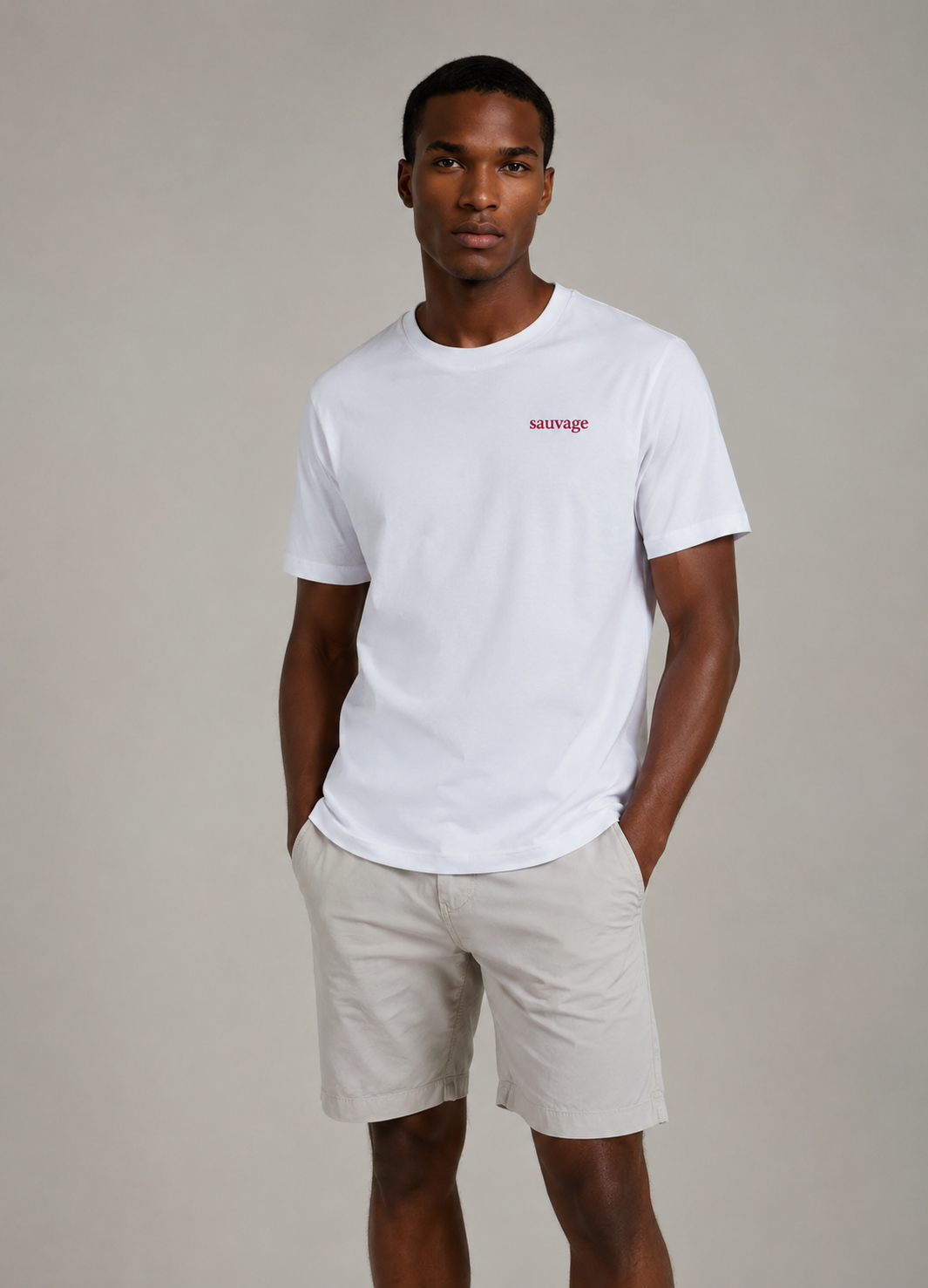 Camiseta Sauvage blanca