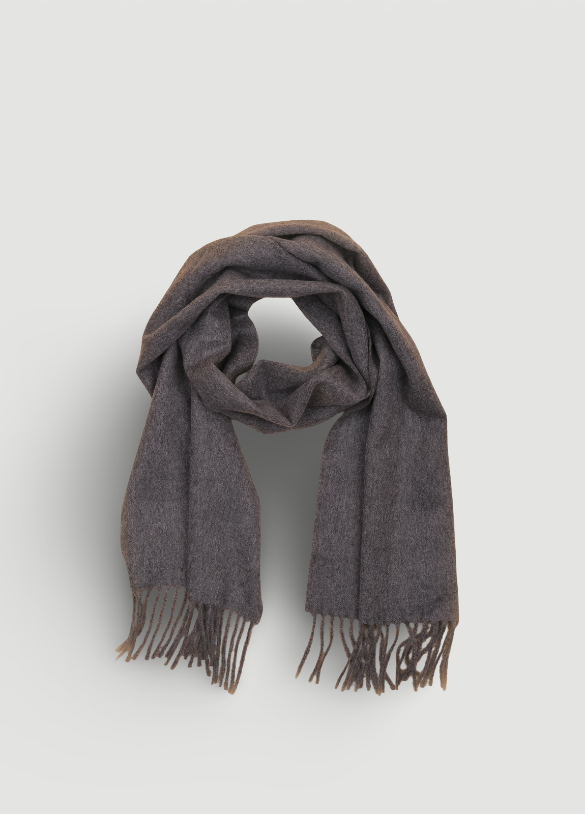 Bufanda cashmere gris