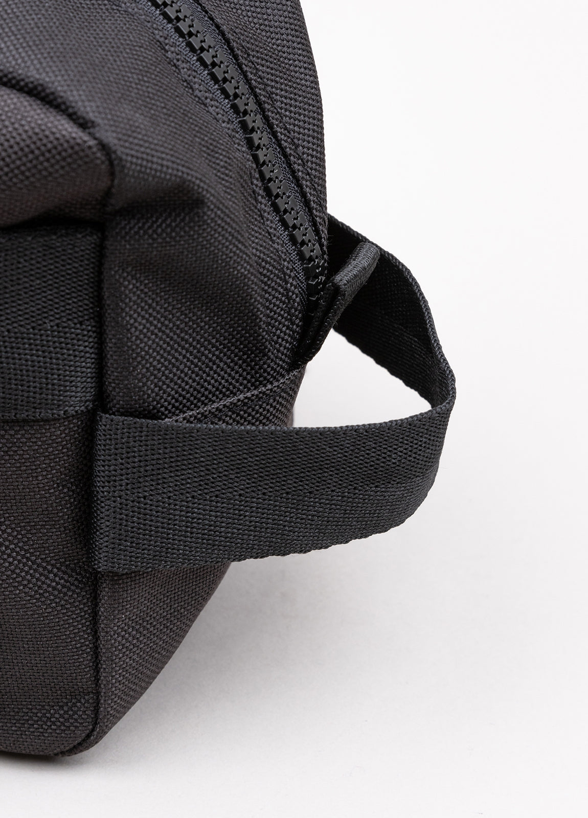 Black toiletry bag