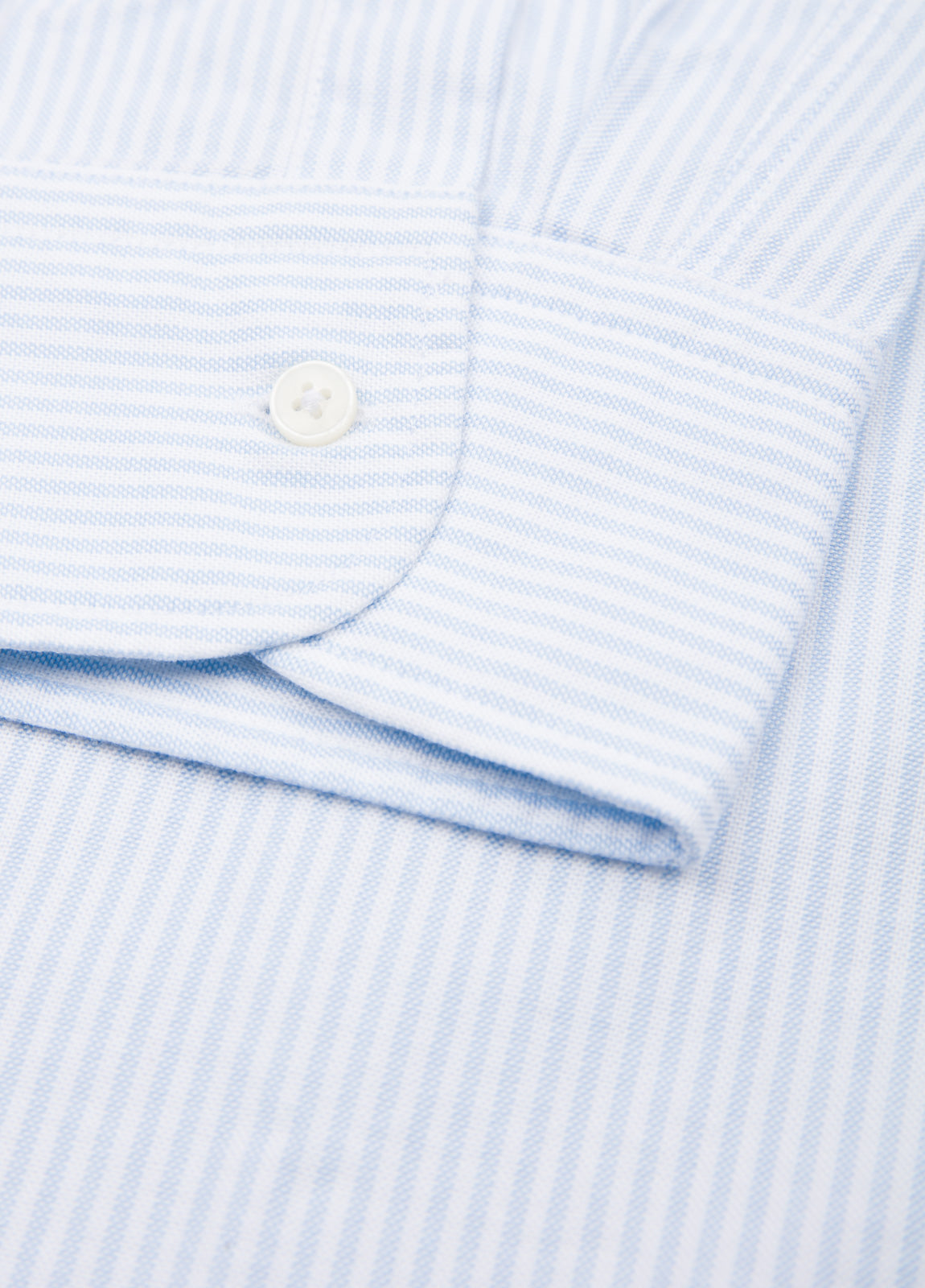 Camisa sport oxford rayas celeste