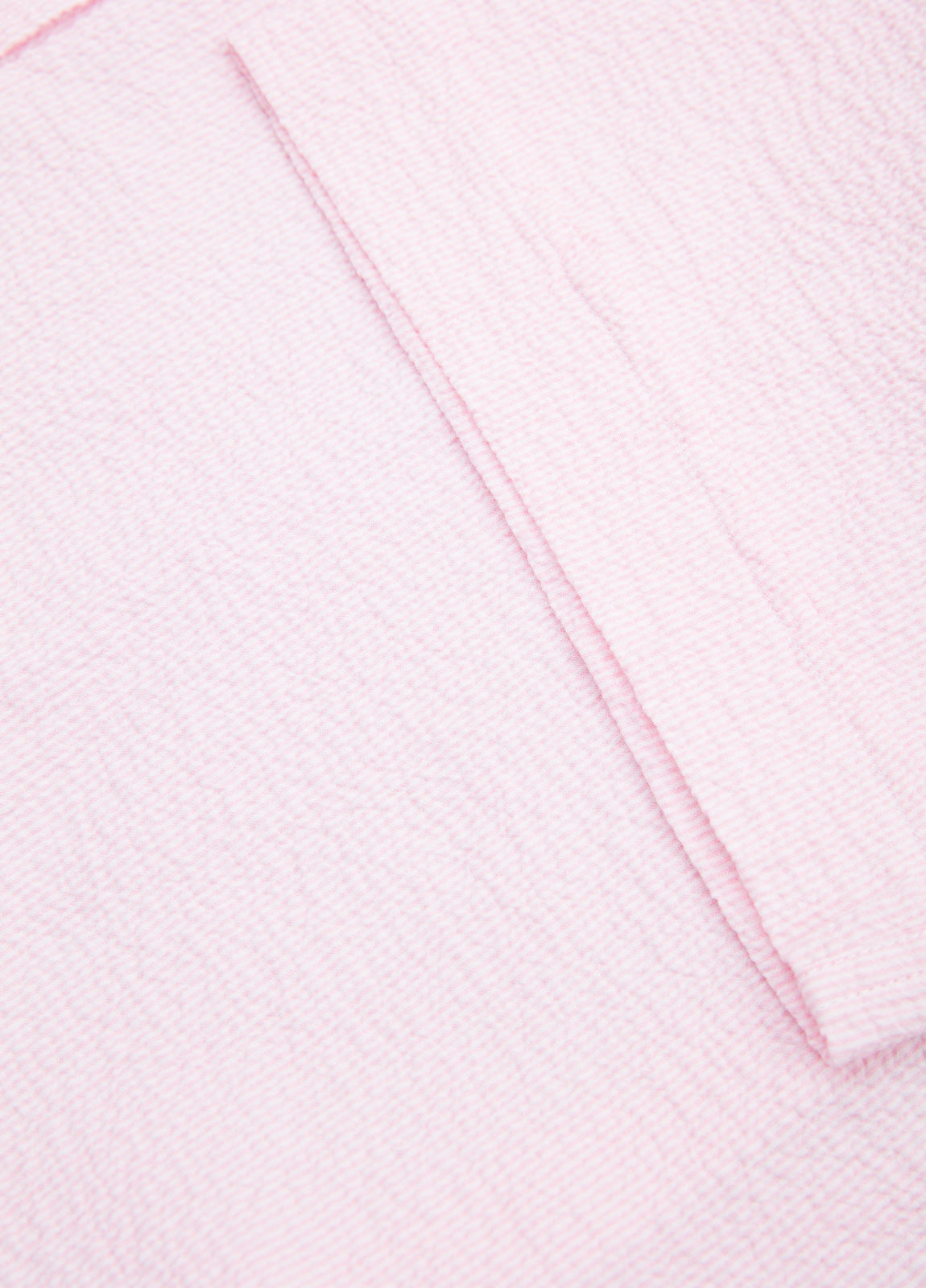 Camisa sport manga corta micro raya rosa