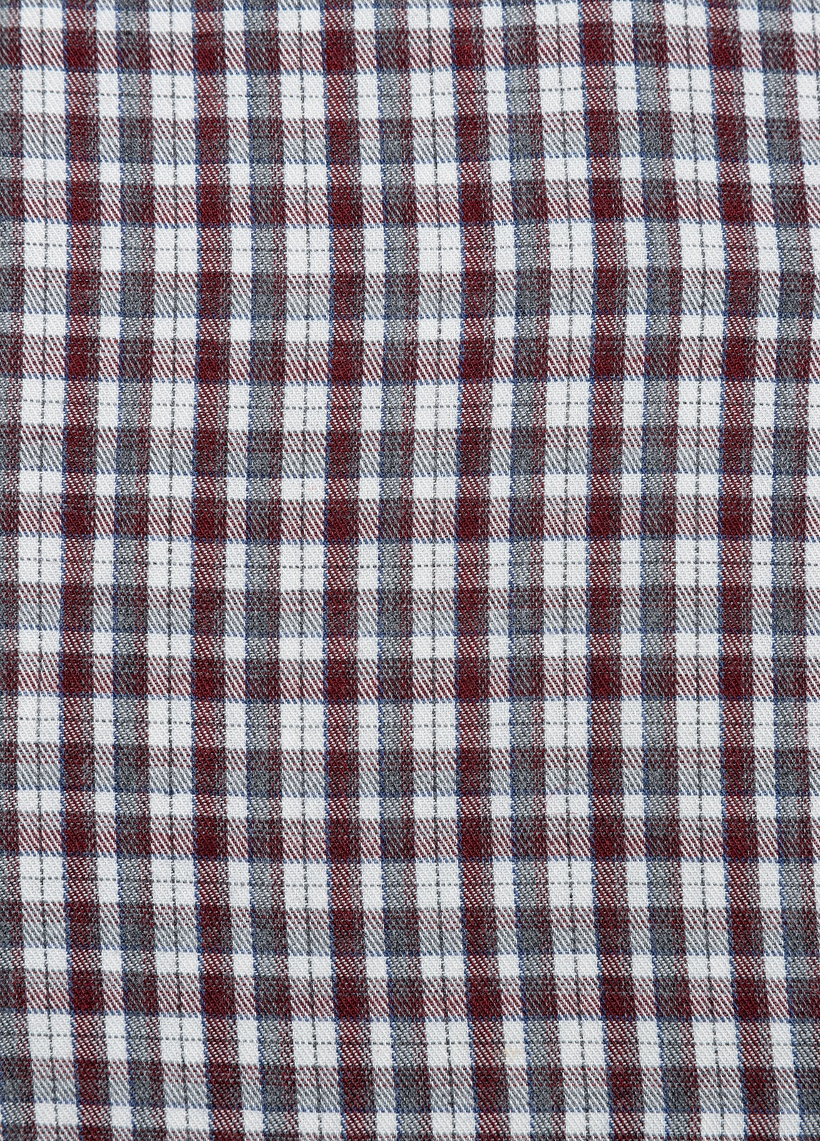 Maroon checked sport shirt