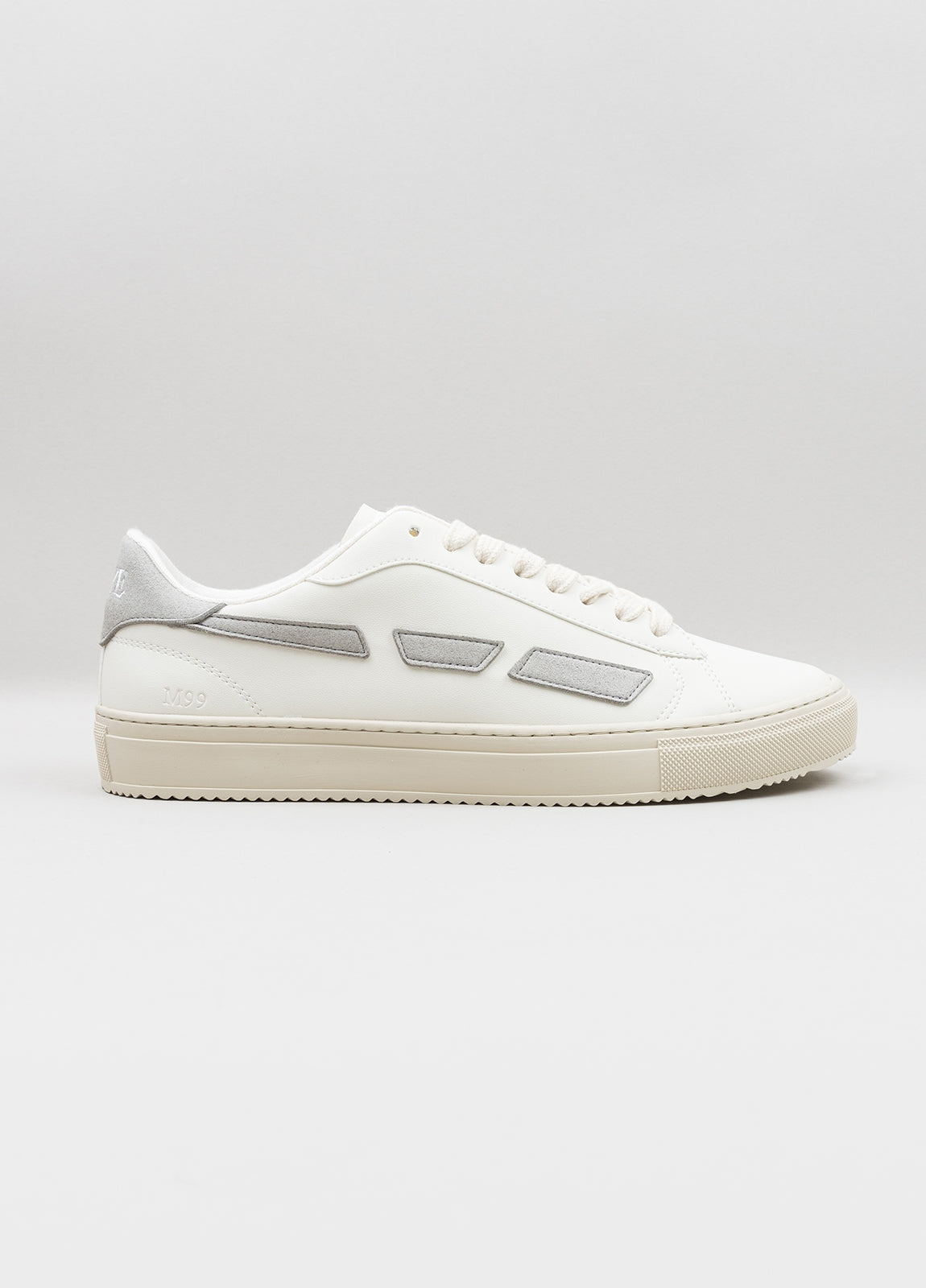 Sneakers blanco y gris