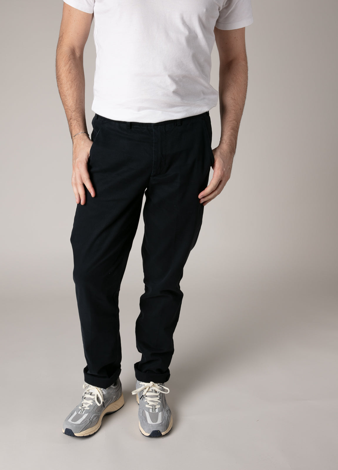 Premium navy chino pants