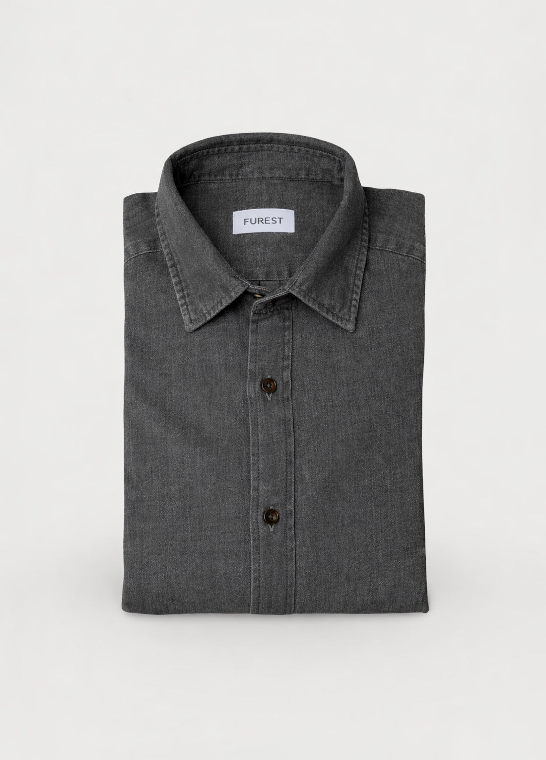 Camisa sport denim antracita