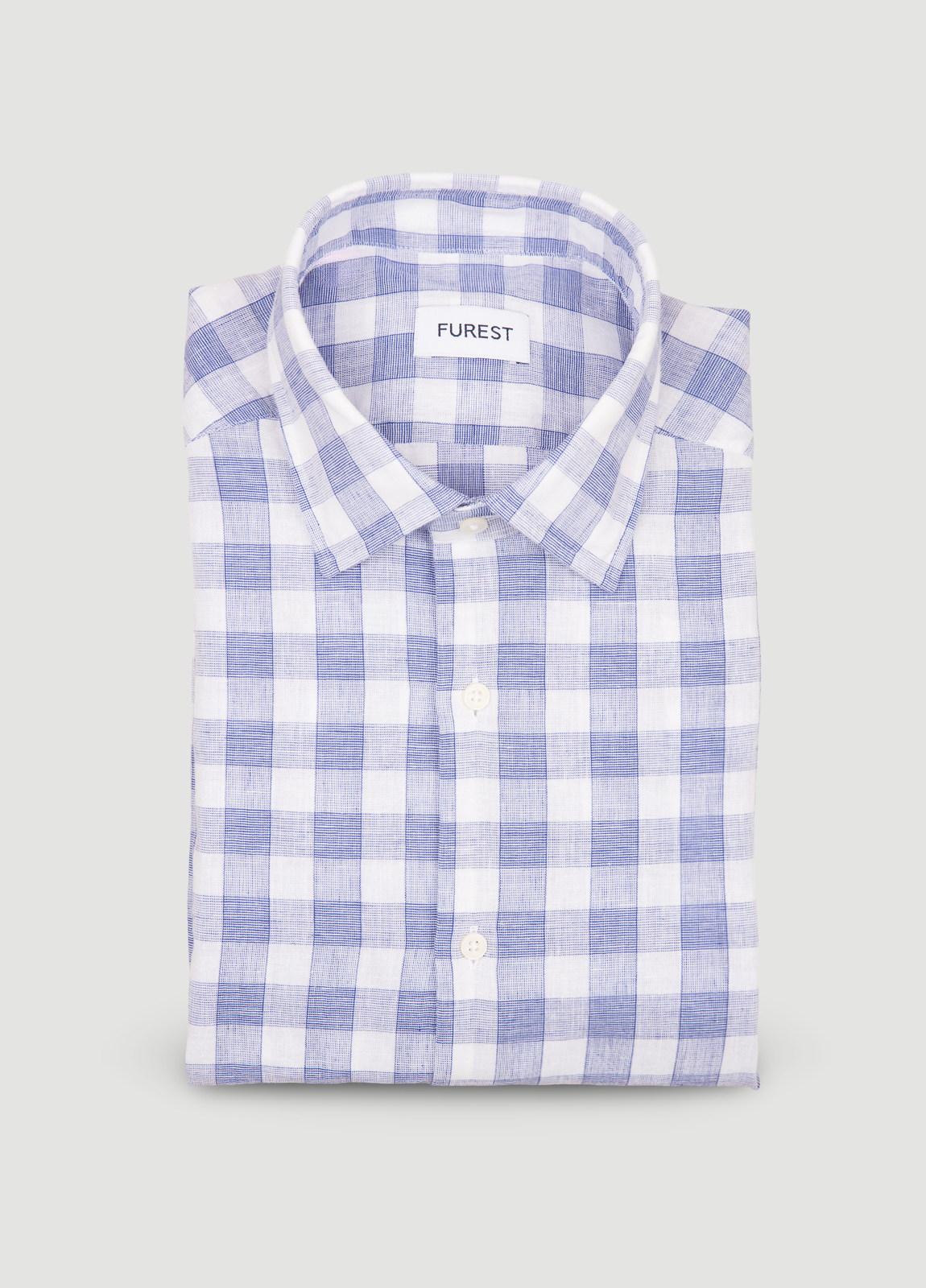 Camisa sport cuadro azul