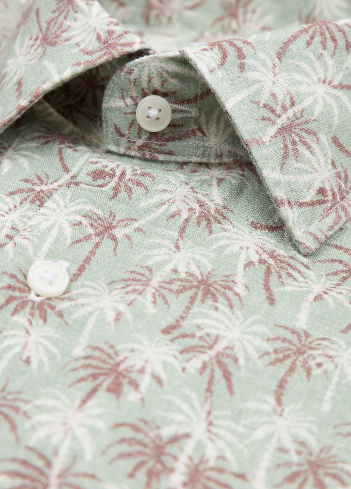 Camisa sport palmeras verde