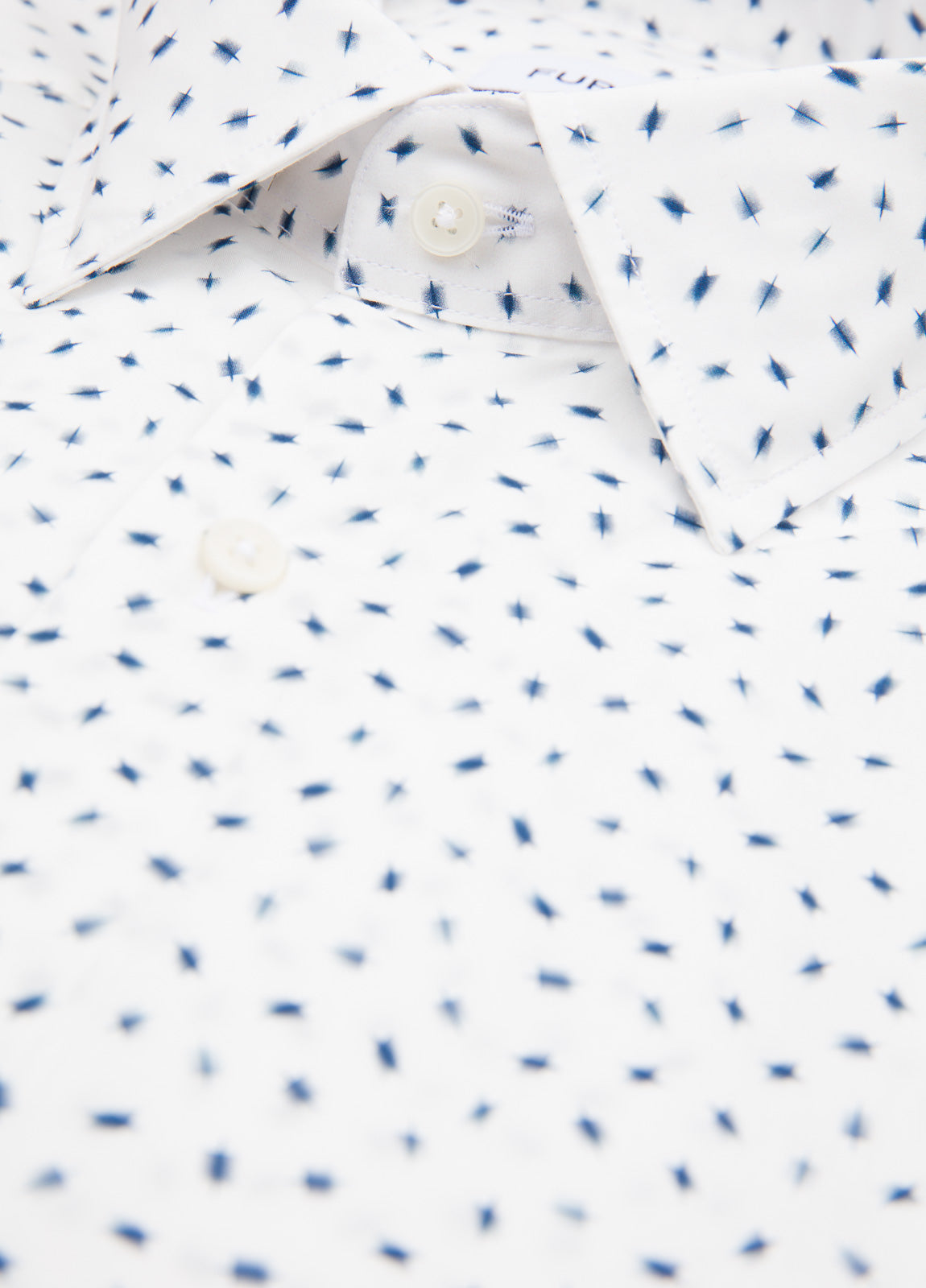 Camisa sport estampado azul