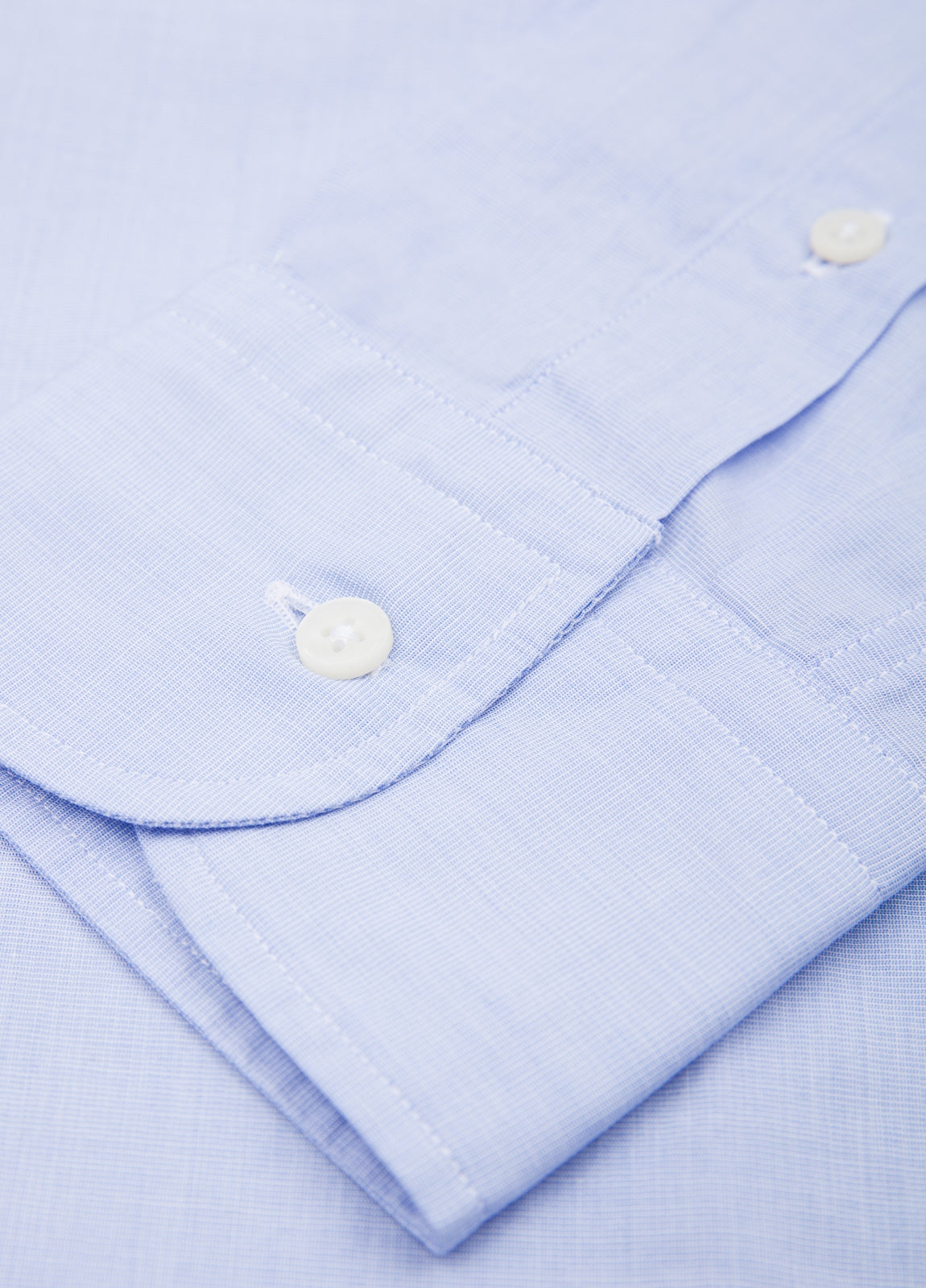Camisa sport fil a fil celeste