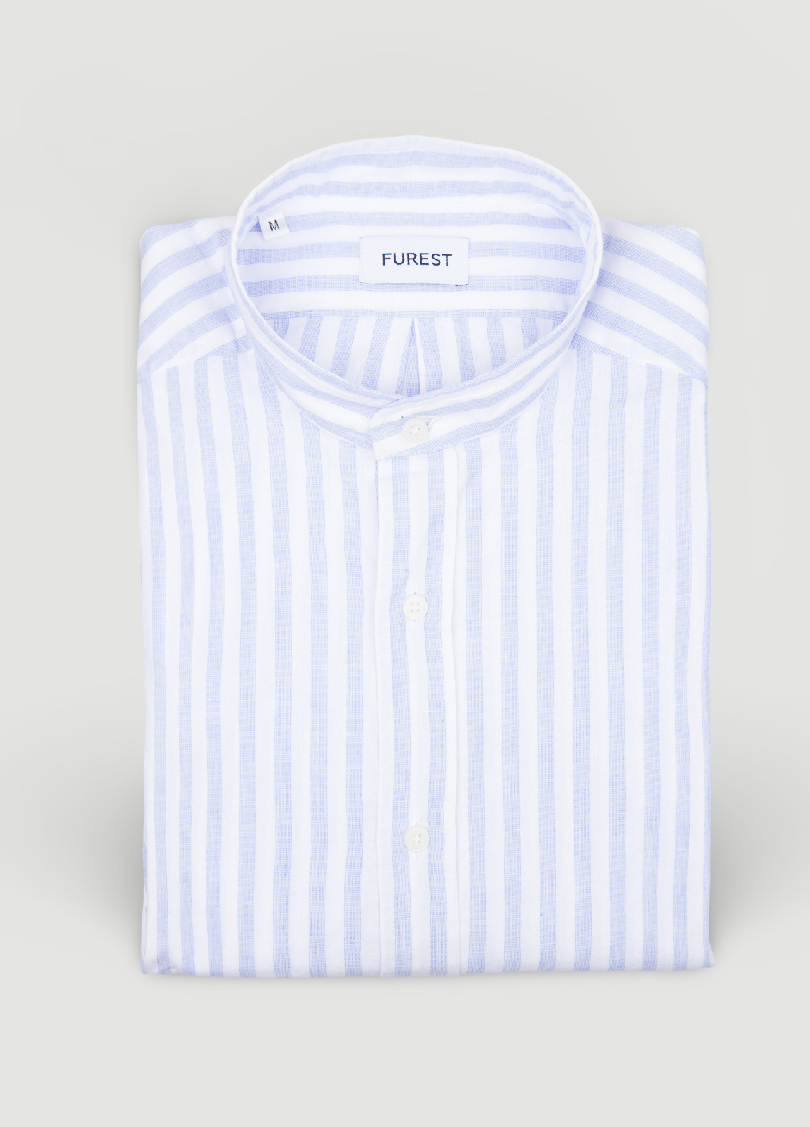 Camisa sport mao rayas celeste