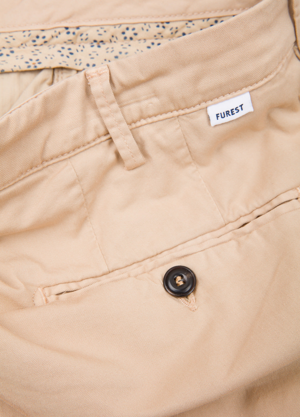 Pantalón chino gabardina arena