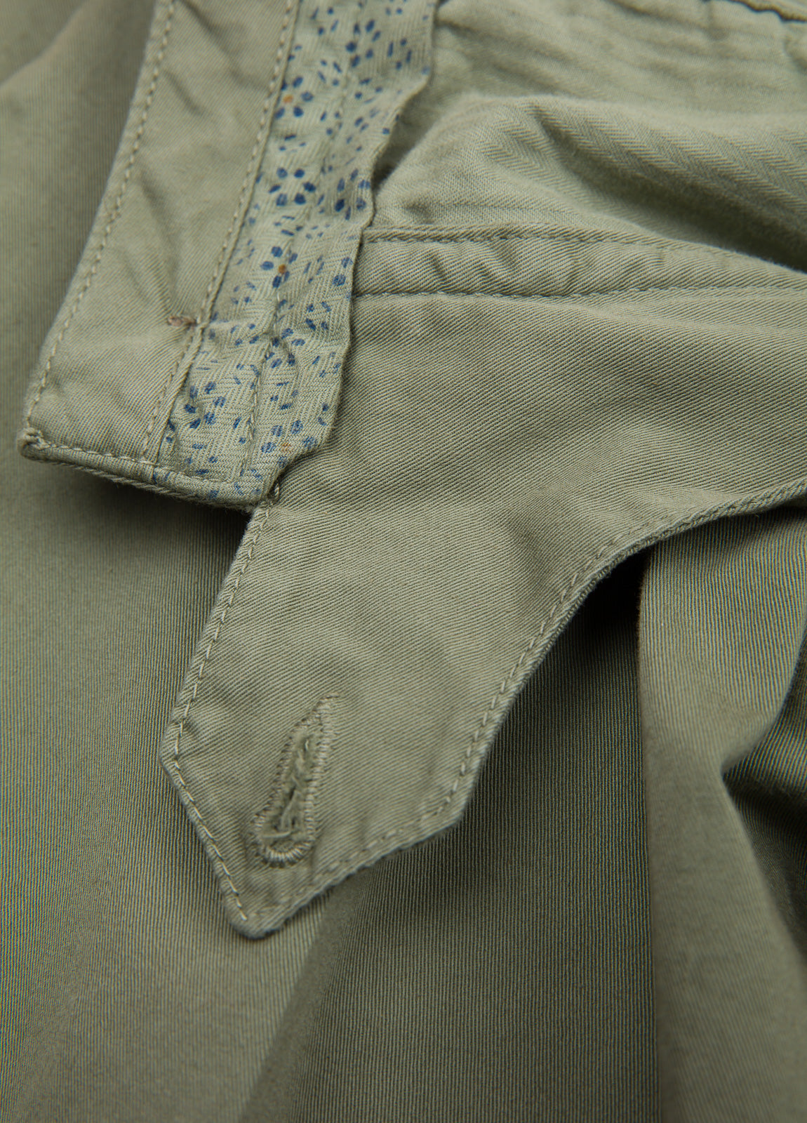 Khaki gabardine chinos