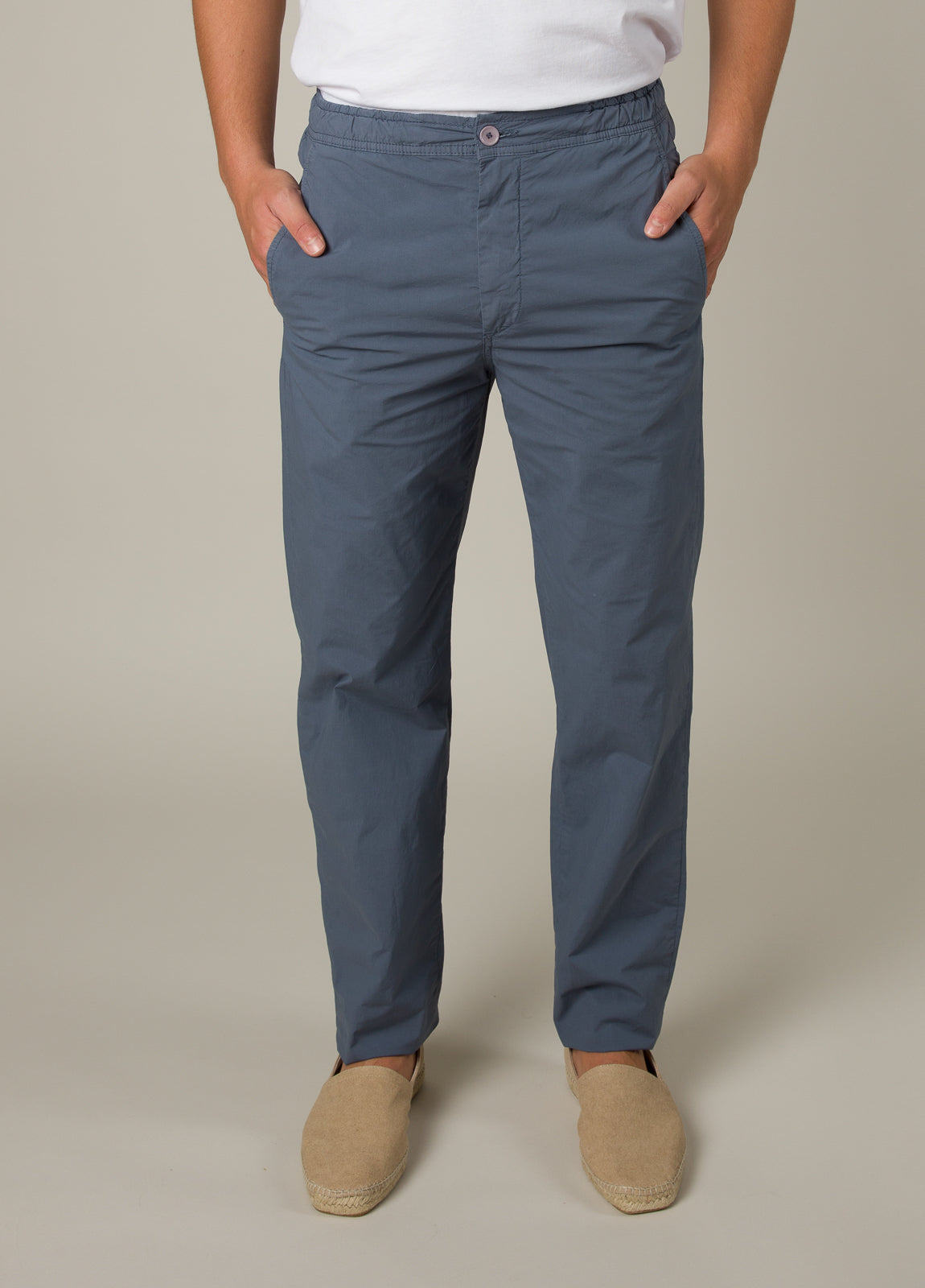 Pantalón jogger algodón plomo