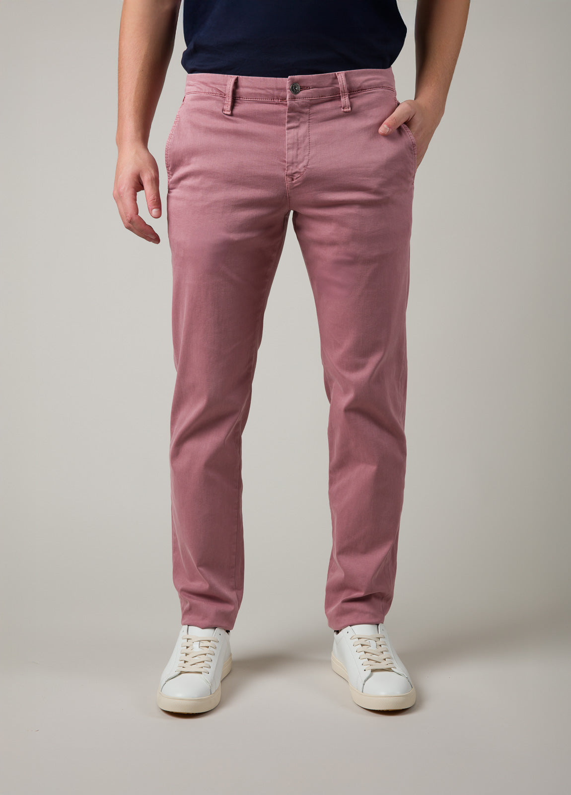 Pantalón chino rosa