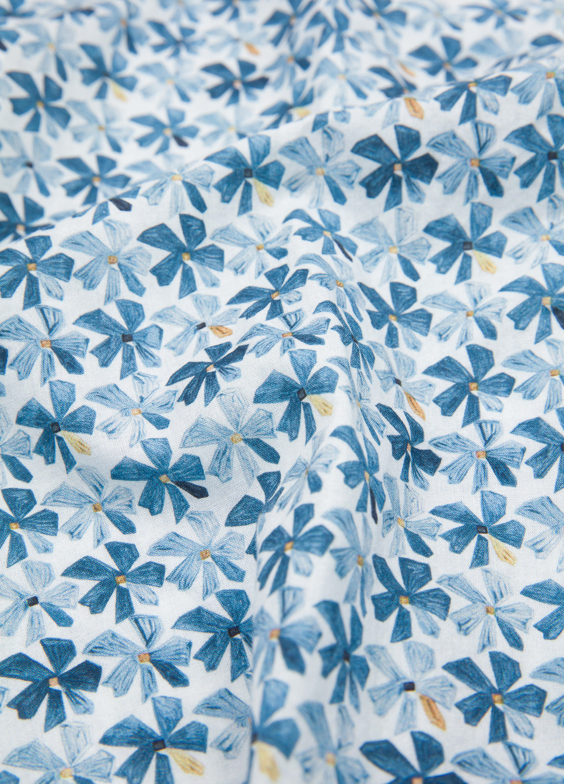 Camisa sport estampado flor azul