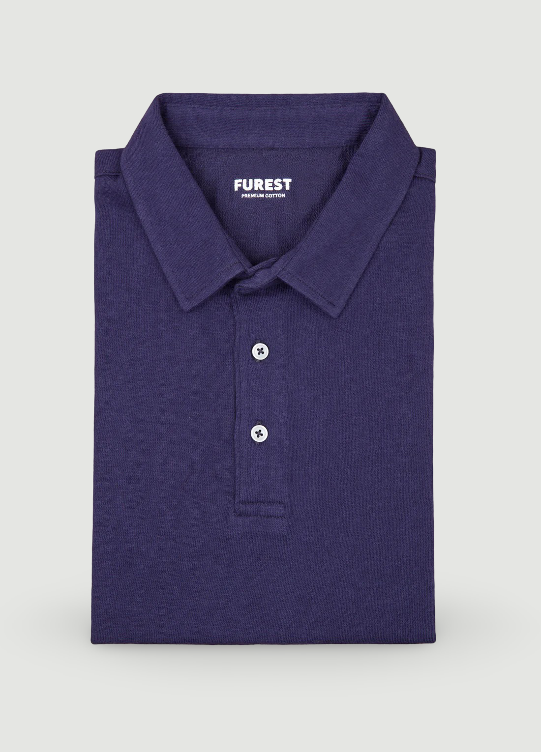 Polo manga corta liso azul
