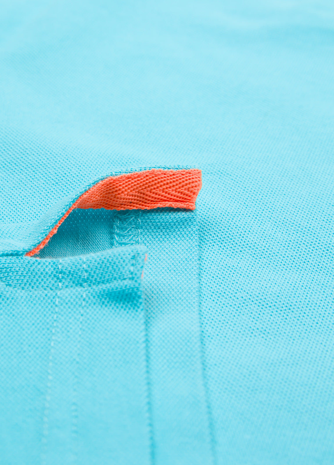Polo piqué turquesa