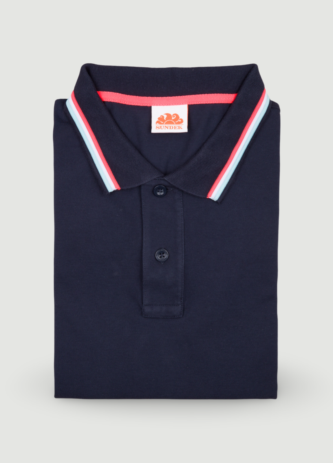 Polo piqué marino