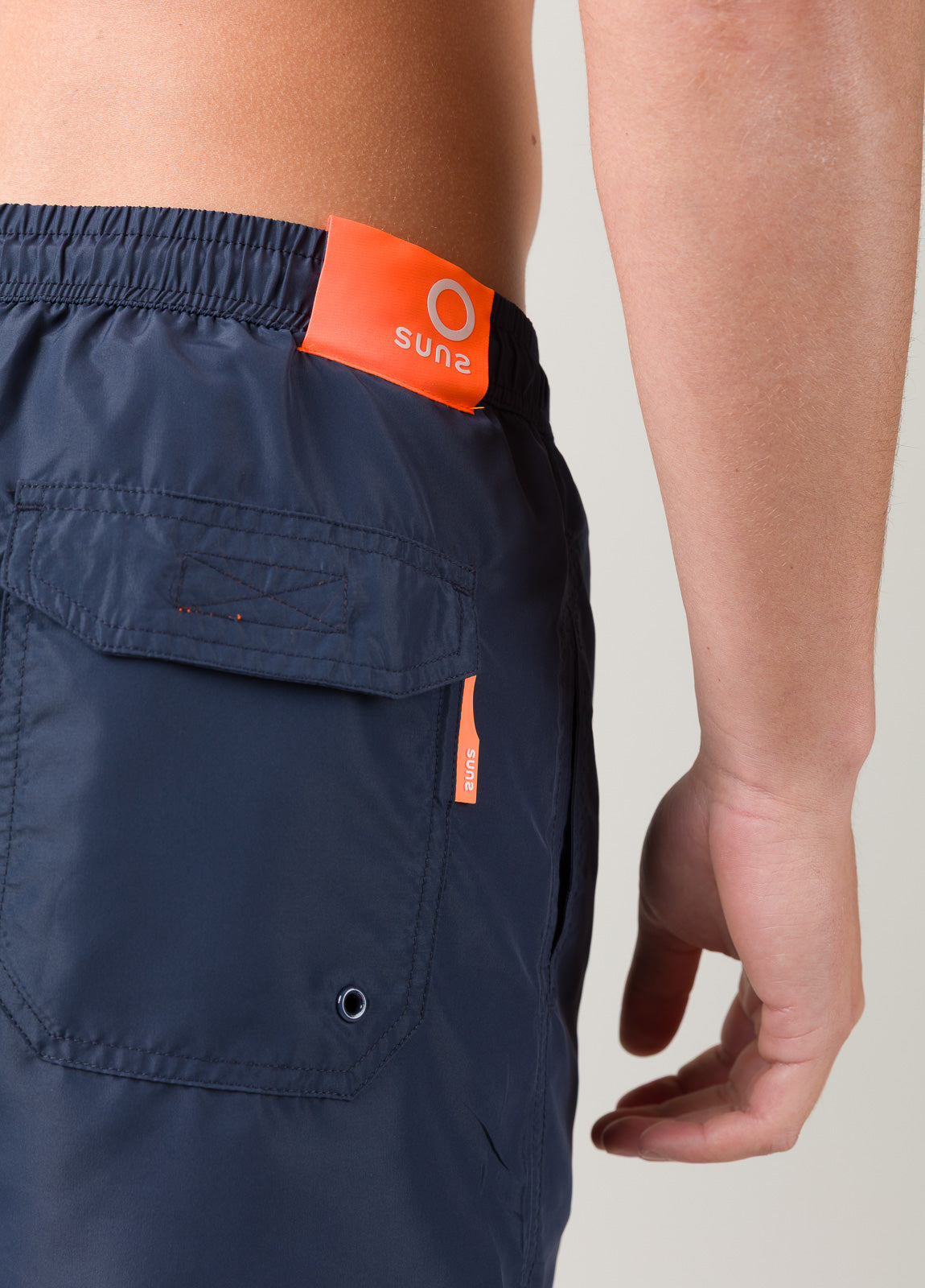 Bañador liso marino