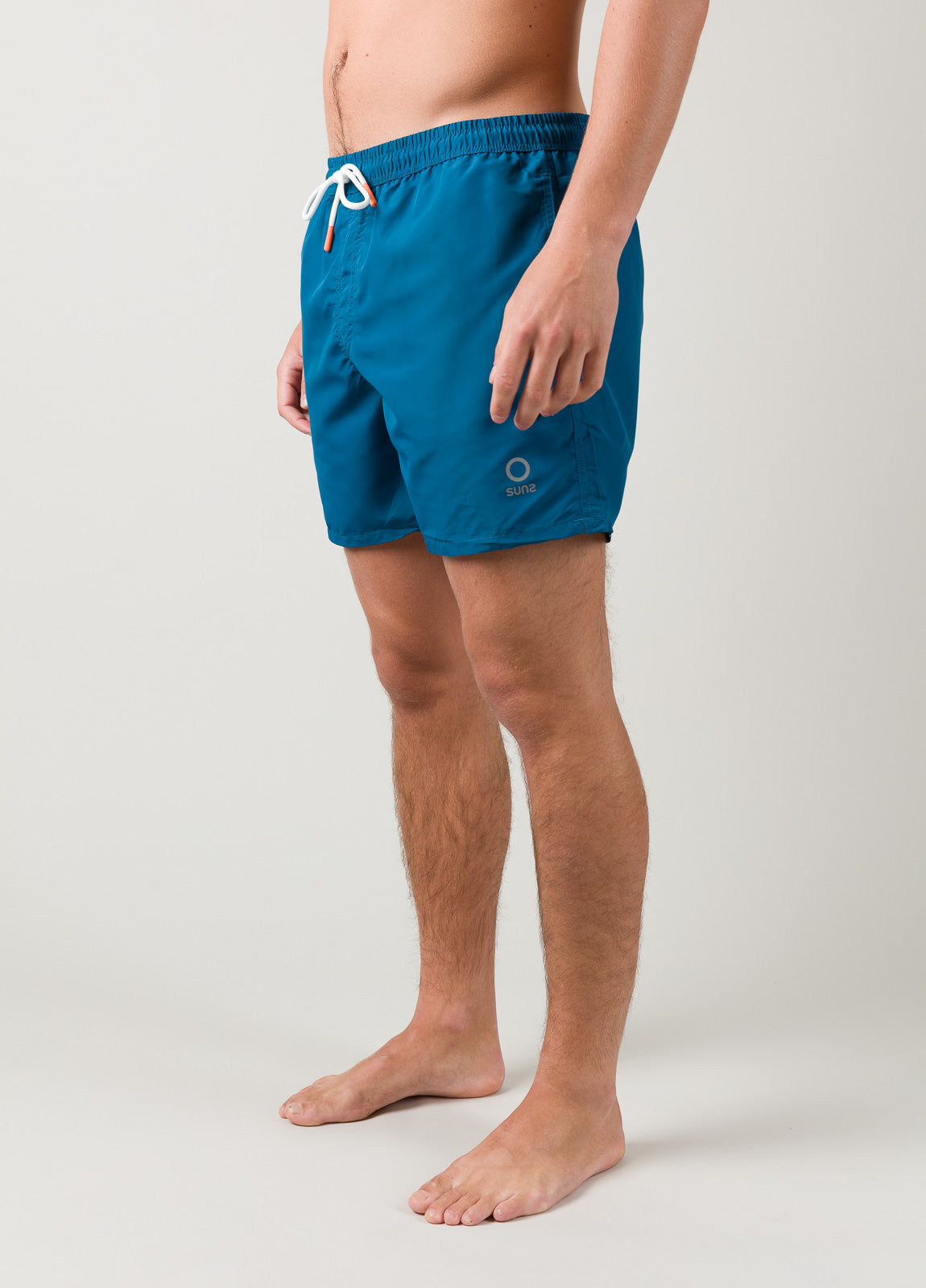 Bañador liso azul petróleo