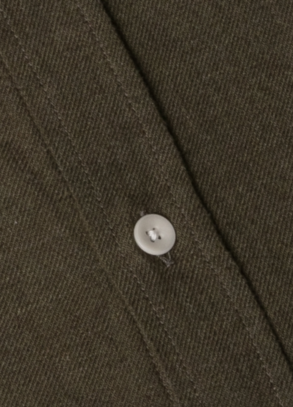 Camisa sport afranelada lisa kaki