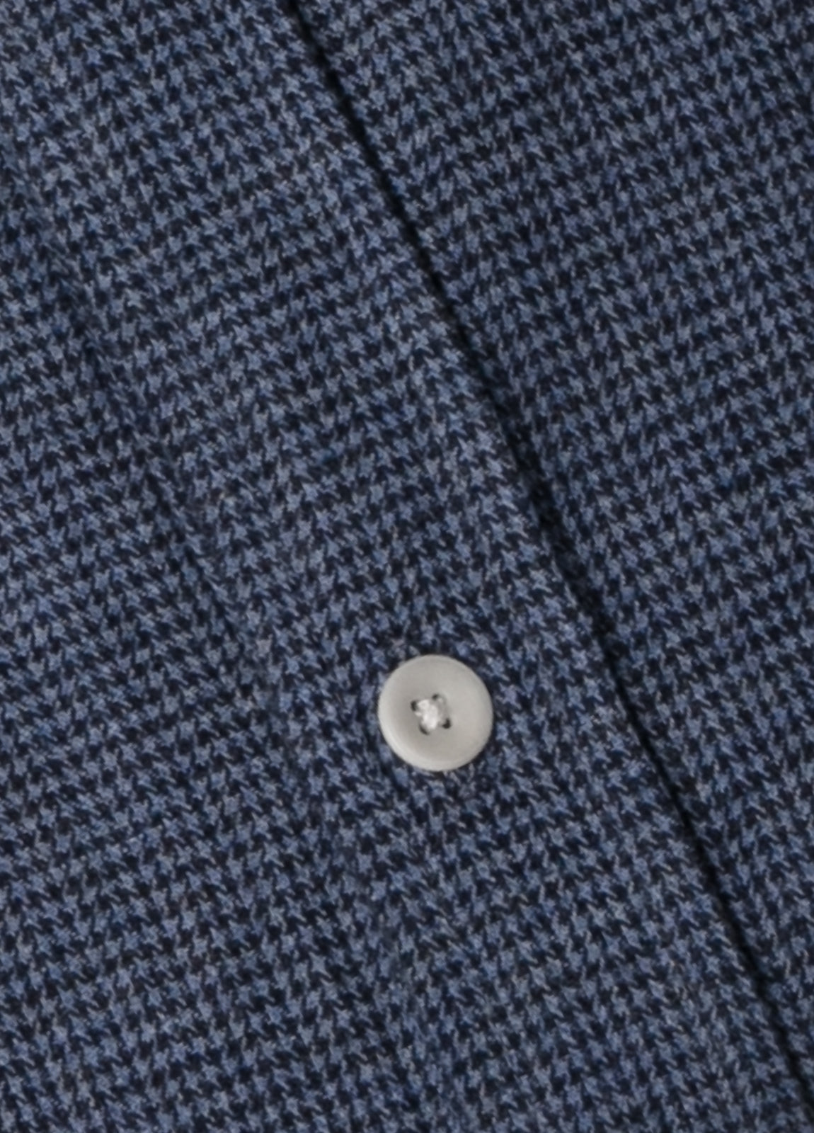 Camisa sport afranelada pata de gallo azul