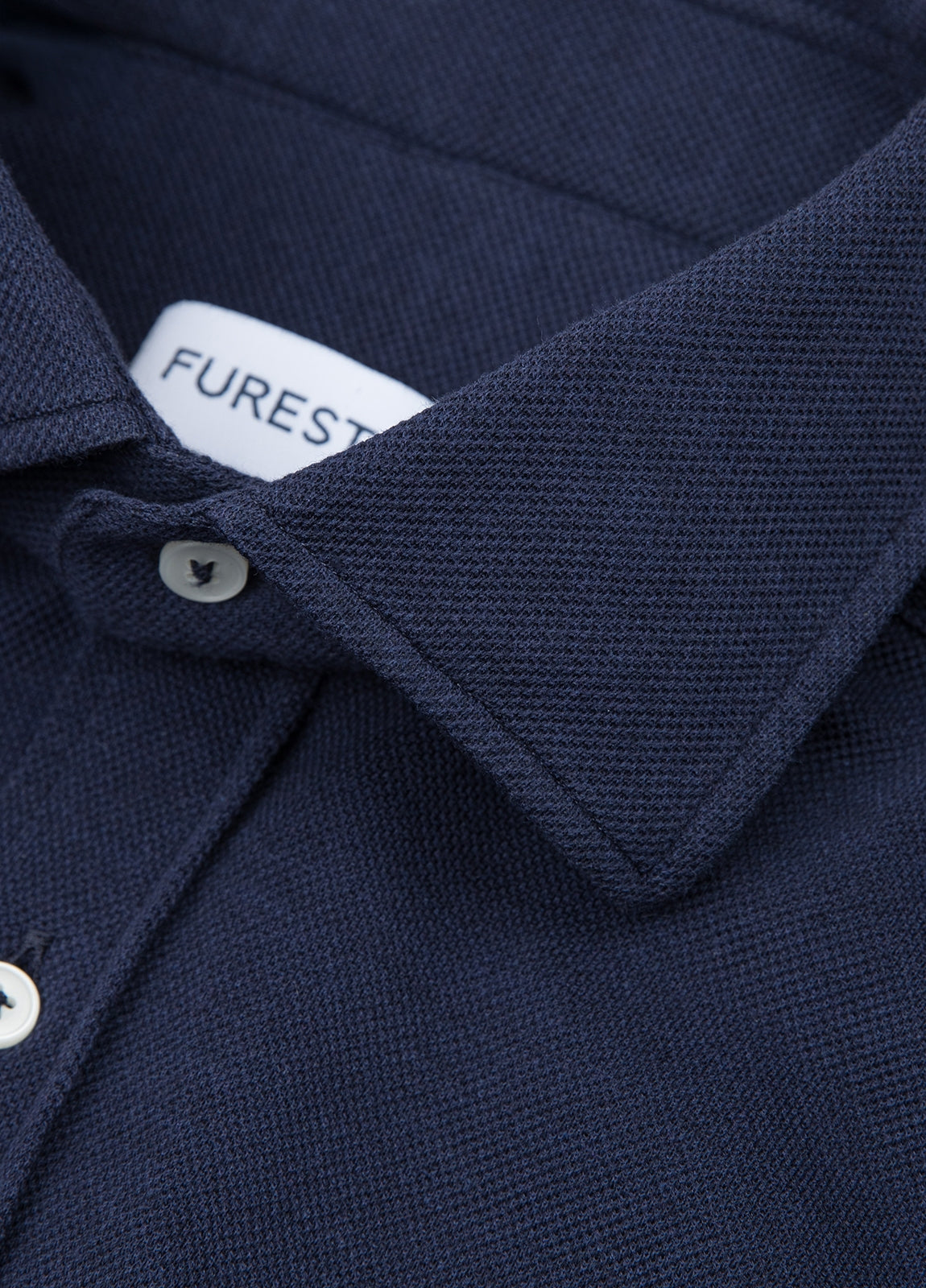 Navy pique sport shirt