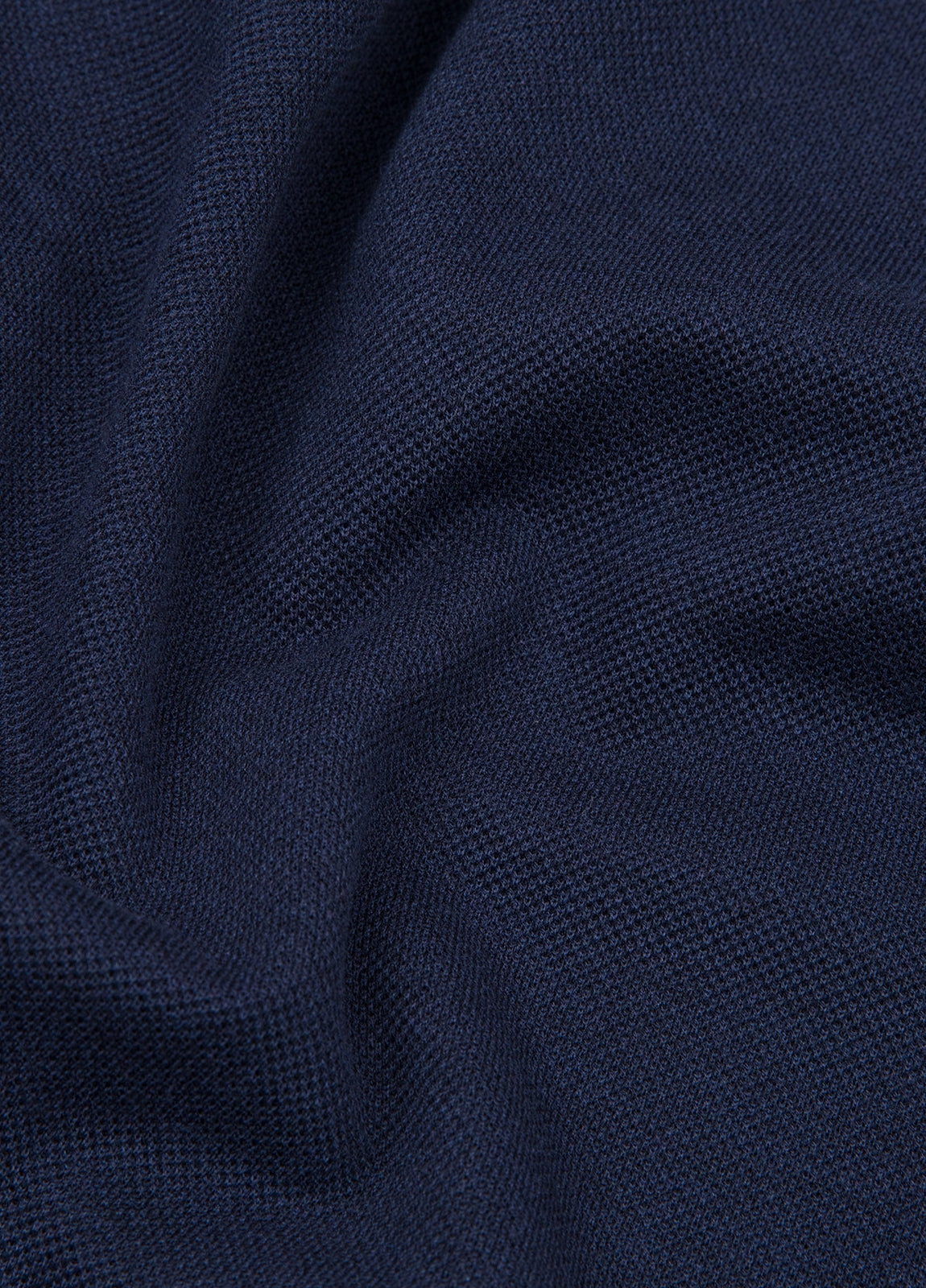 Navy pique sport shirt