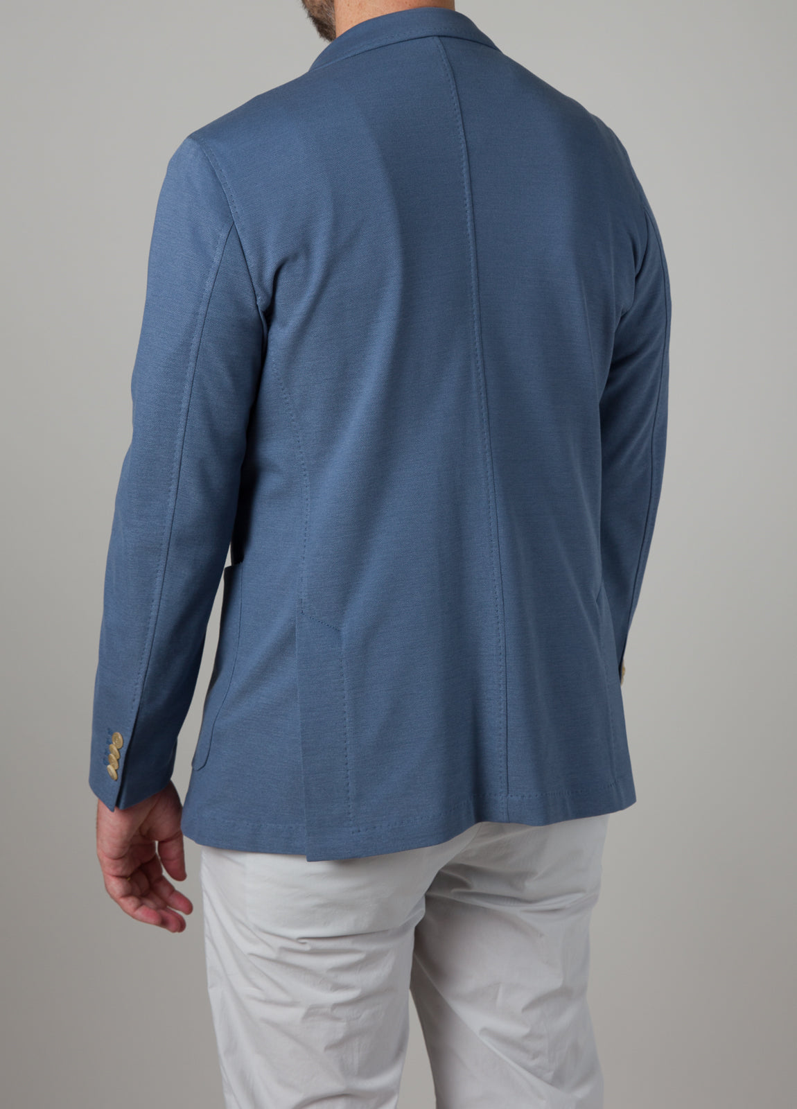 Americana vestir textura azul