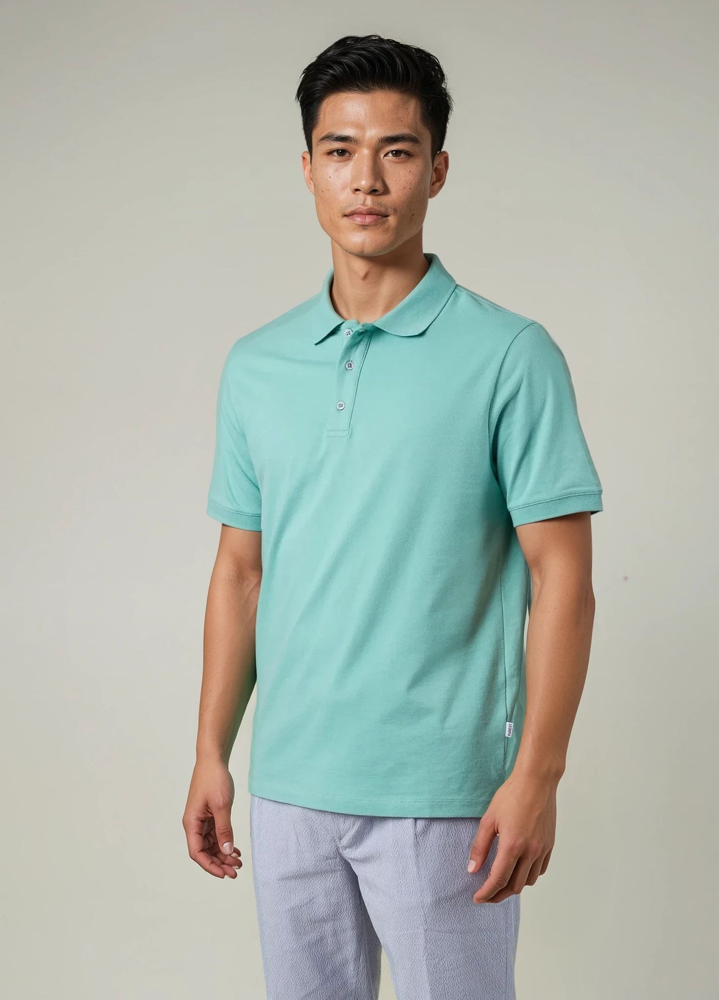 Polo manga corta pique manzana