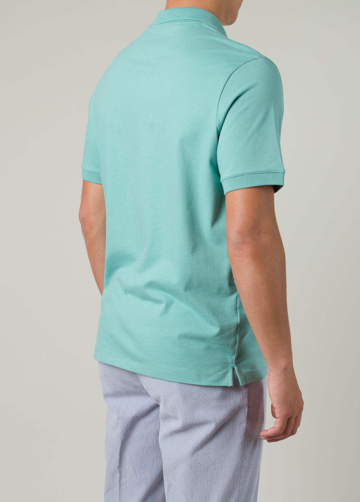 Polo manga corta pique manzana