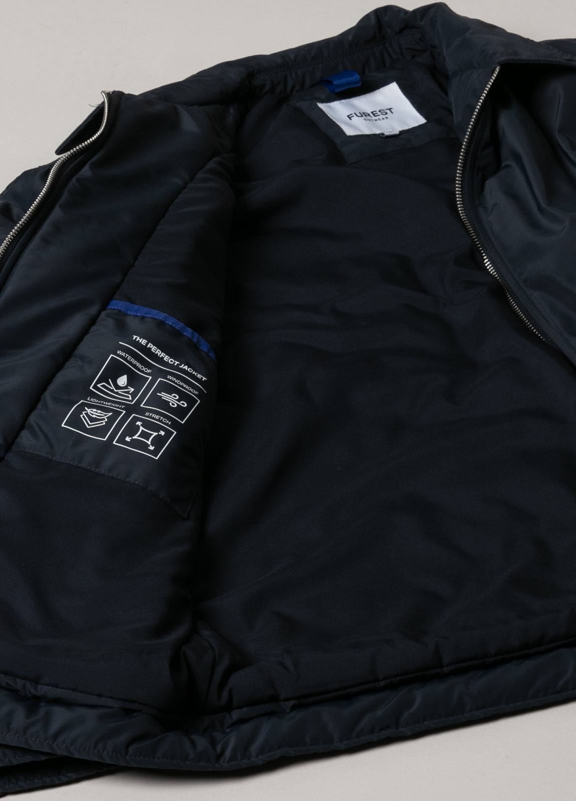 Cazadora técnica marino