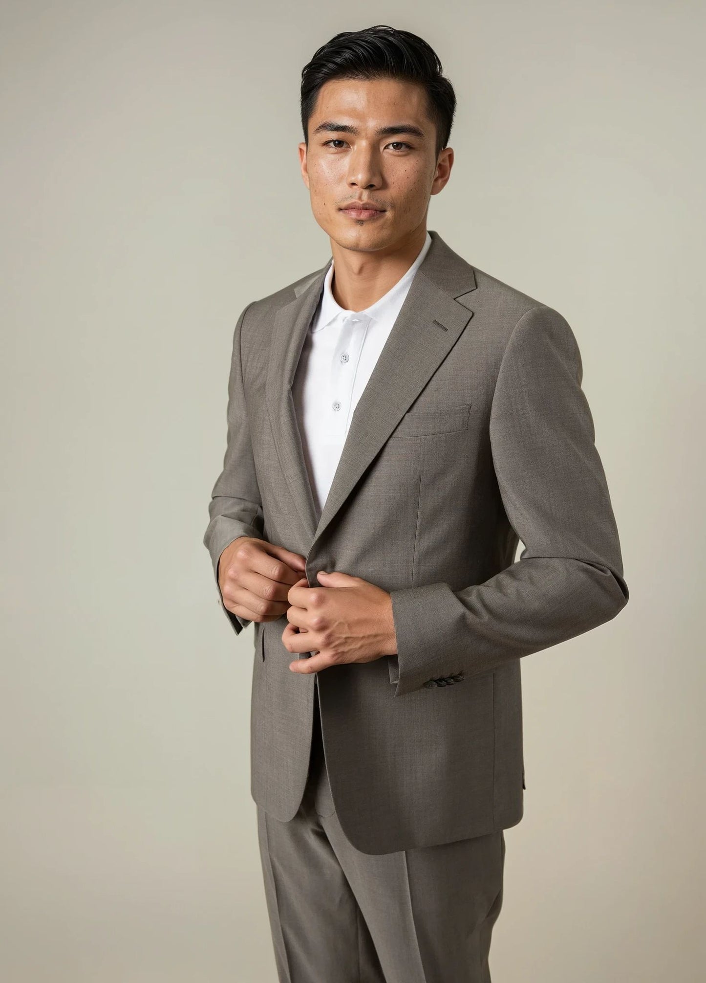 Traje micro grabado tostado