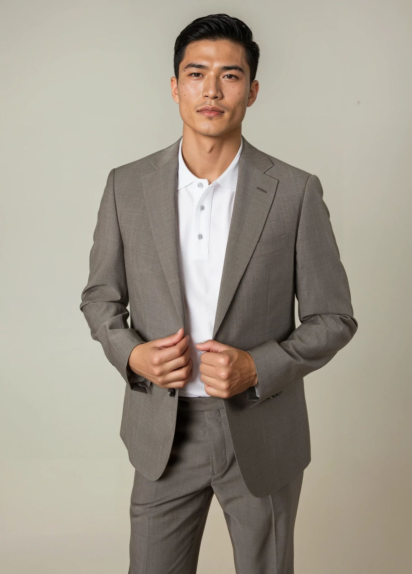 Traje micro grabado tostado