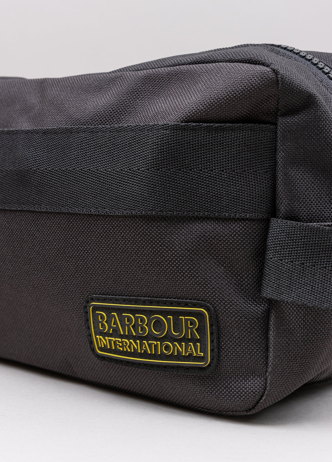 Black toiletry bag