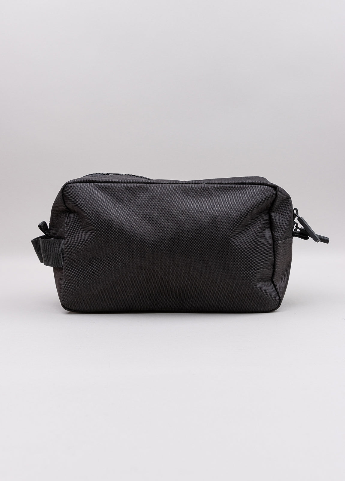 Black toiletry bag