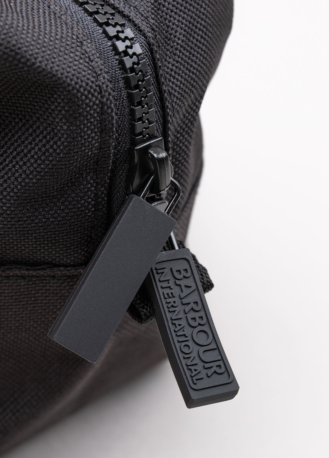 Black toiletry bag