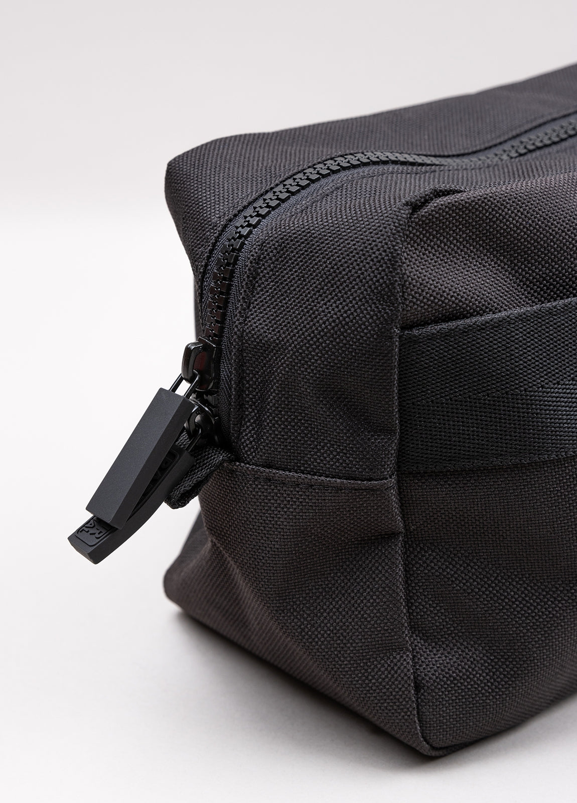 Black toiletry bag