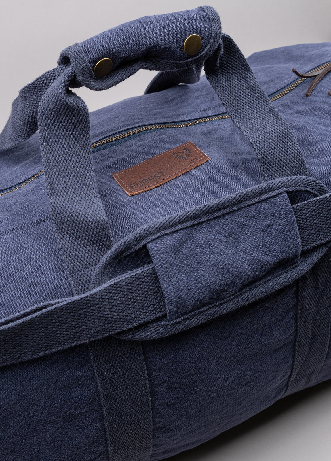 Mochila de viaje azul