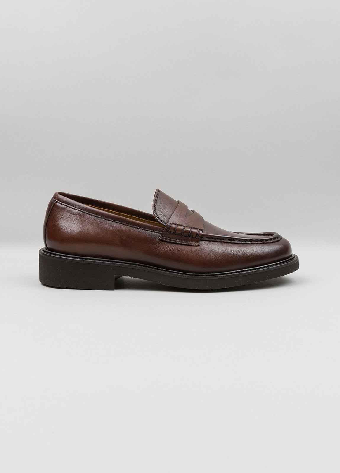 Mocasín Sport piel marrón