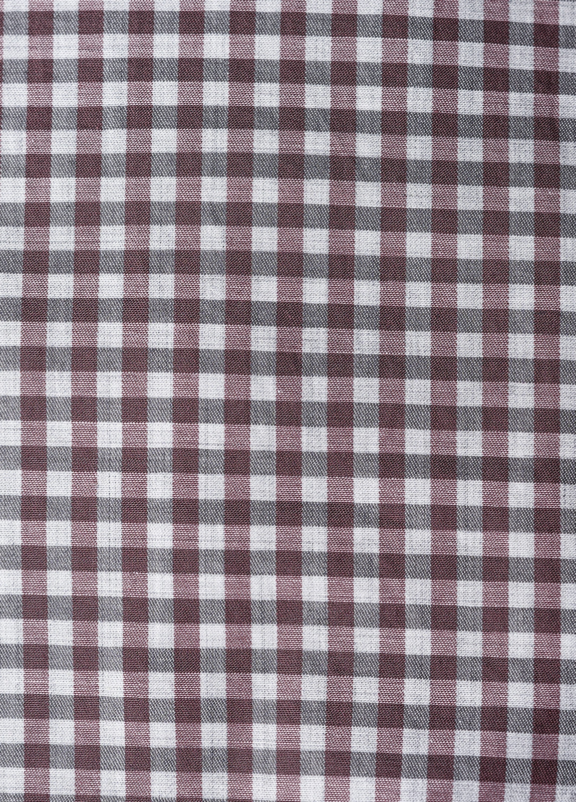 Camisa sport cuadros granates