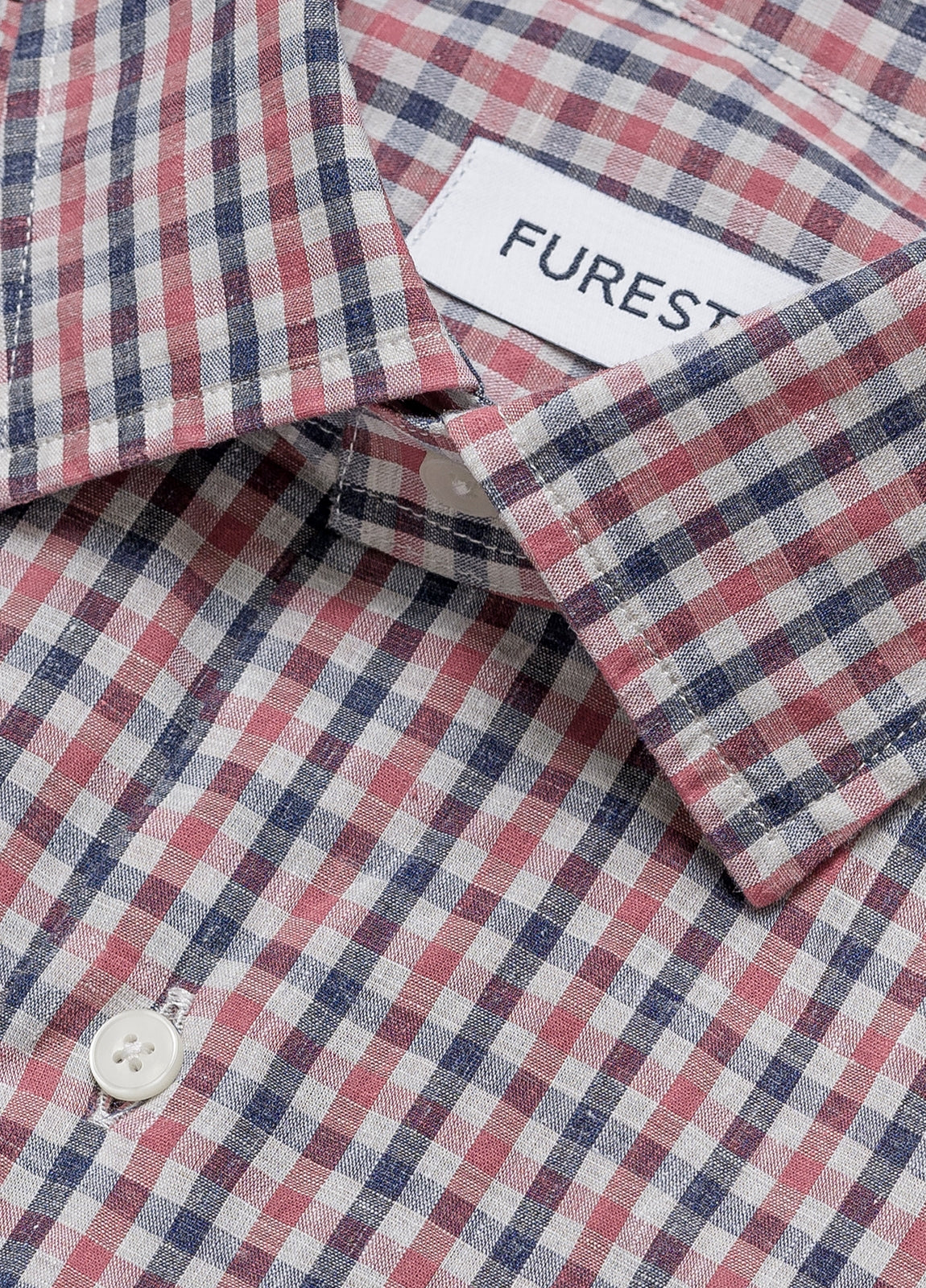 Camisa sport cuadros rojos