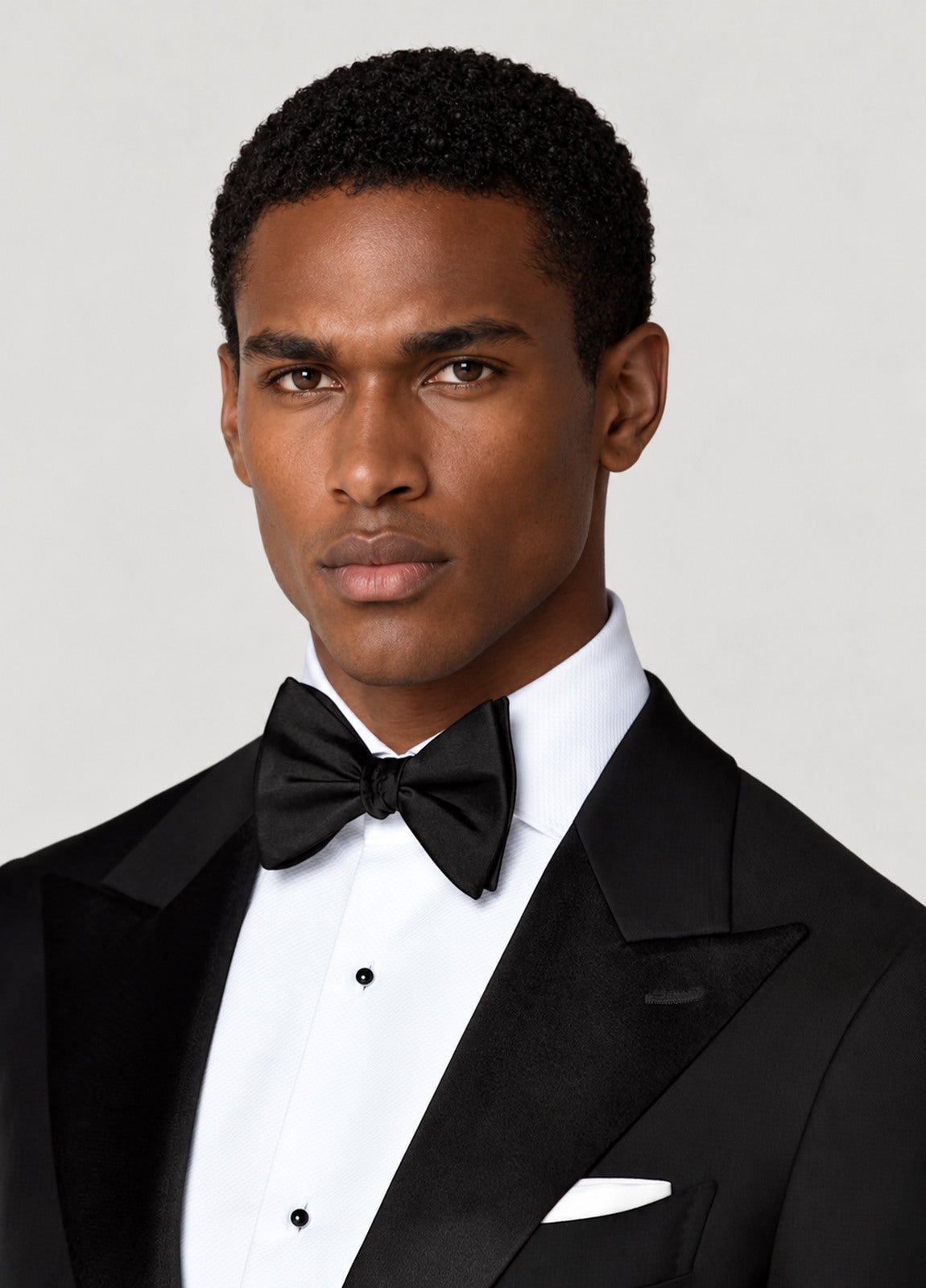 Esmoquin Oxford Tailored Fit solapa en pico negro