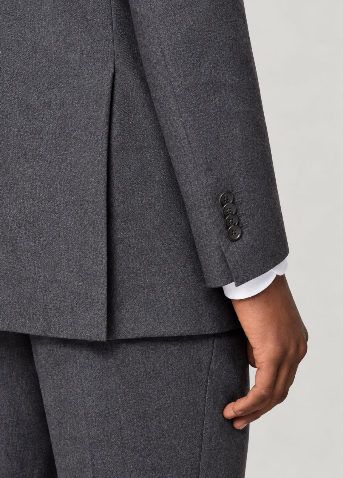 Traje Oxford Tailored Fit gris jaspeado a medida